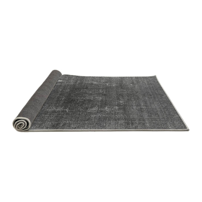 Sideview of Oriental Gray Industrial Rug, urb1053gry