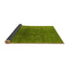 Sideview of Oriental Yellow Industrial Rug, urb1053yw