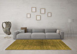 Machine Washable Oriental Orange Industrial Area Rugs in a Living Room, wshurb1053org