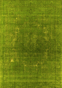 Oriental Yellow Industrial Rug, urb1053yw