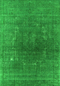 Oriental Green Industrial Rug, urb1053grn