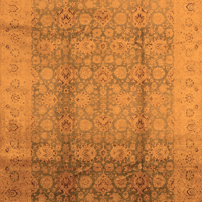 Machine Washable Oriental Orange Industrial Area Rugs, wshurb1054org