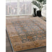 Machine Washable Industrial Modern Brown Rug in a Family Room, wshurb1054