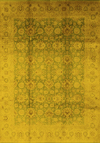 Oriental Yellow Industrial Rug, urb1054yw