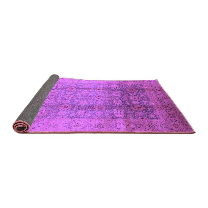 Sideview of Oriental Purple Industrial Rug, urb1054pur