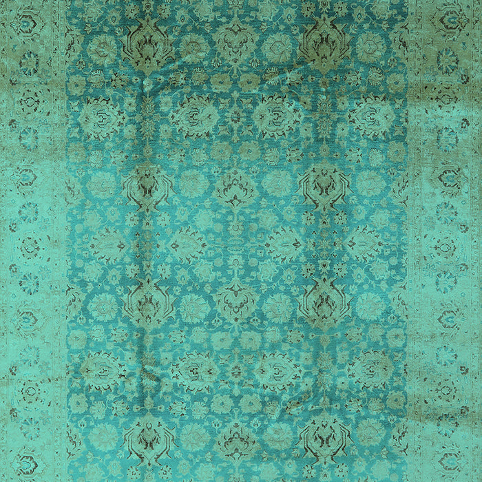 Oriental Turquoise Industrial Rug, urb1054turq
