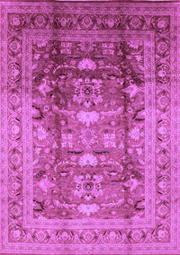 Oriental Purple Traditional Rug, urb1055pur