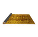 Sideview of Oriental Yellow Traditional Rug, urb1055yw