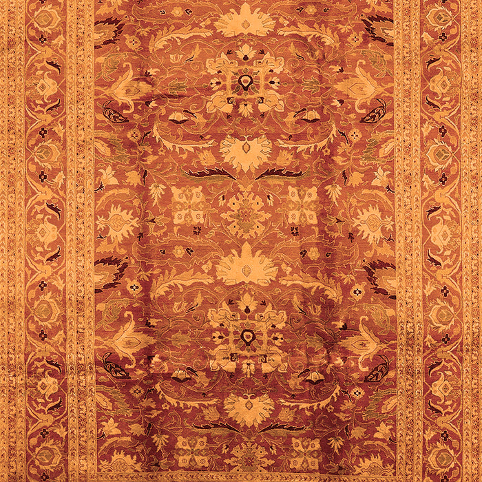 Oriental Orange Traditional Rug, urb1055org