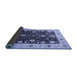 Sideview of Oriental Blue Traditional Rug, urb1056blu