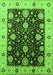 Oriental Green Traditional Rug, urb1056grn