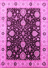 Oriental Pink Traditional Rug, urb1056pnk