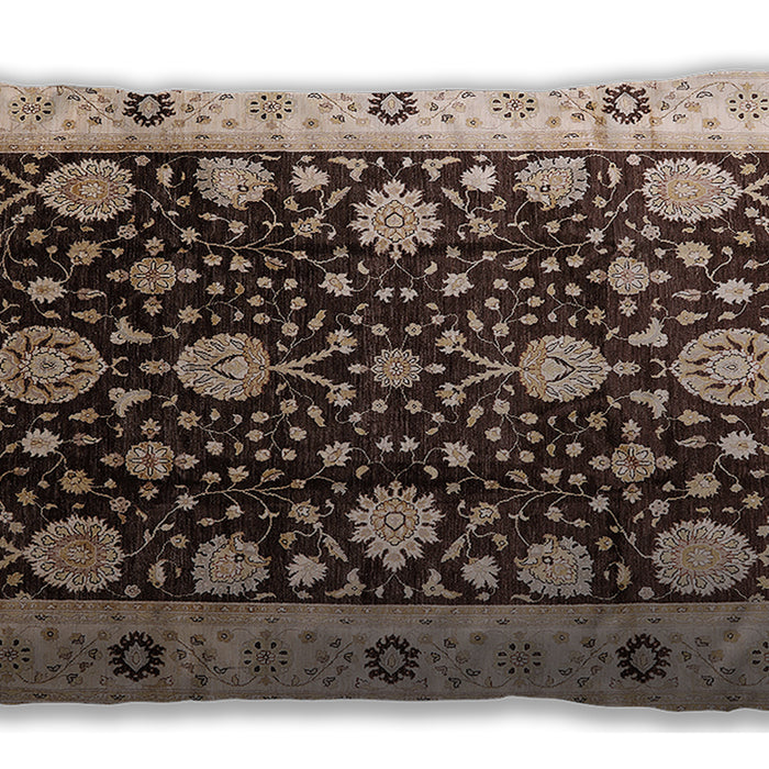 Mid-Century Modern Urban Bakers Brown Lumbar Throw Pillow, 13 inch by 19 inch, lburb1056