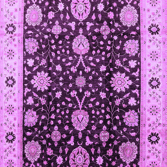 Machine Washable Oriental Purple Traditional Area Rugs, wshurb1056pur