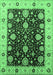 Oriental Emerald Green Traditional Rug, urb1056emgrn