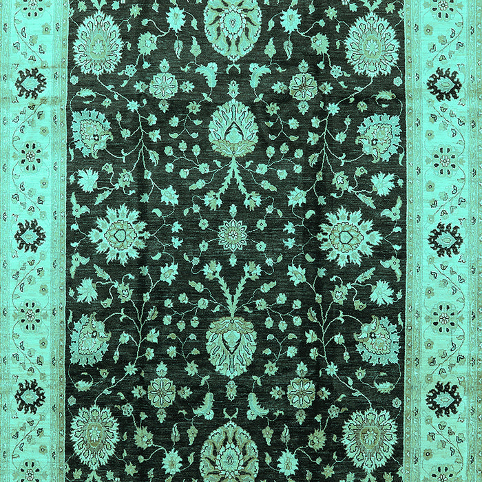 Oriental Turquoise Traditional Rug, urb1056turq