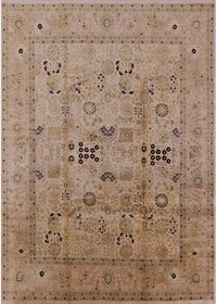 Machine Washable Industrial Modern Light Brown Rug, wshurb1057