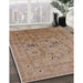 Machine Washable Industrial Modern Light Brown Rug in a Family Room, wshurb1057