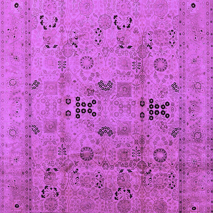 Machine Washable Oriental Purple Traditional Area Rugs, wshurb1057pur