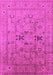 Oriental Pink Traditional Rug, urb1057pnk