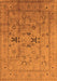Oriental Orange Traditional Rug, urb1057org