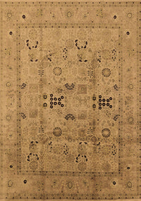 Oriental Brown Traditional Rug, urb1057brn