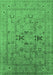 Oriental Emerald Green Traditional Rug, urb1057emgrn