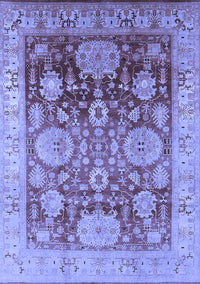 Oriental Blue Traditional Rug, urb1058blu