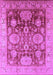 Machine Washable Oriental Purple Traditional Area Rugs, wshurb1058pur