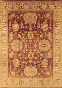Oriental Brown Traditional Rug, urb1058brn