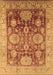 Oriental Brown Traditional Rug, urb1058brn