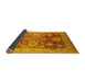 Sideview of Oriental Yellow Traditional Rug, urb1058yw
