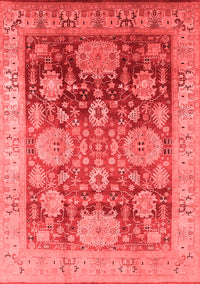 Oriental Red Traditional Rug, urb1058red