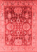 Oriental Red Traditional Area Rugs