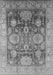 Oriental Gray Traditional Rug, urb1058gry