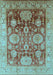 Oriental Light Blue Traditional Rug, urb1058lblu