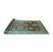 Sideview of Oriental Light Blue Traditional Rug, urb1058lblu