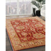 Machine Washable Industrial Modern Brown Sand Brown Rug in a Family Room, wshurb1058