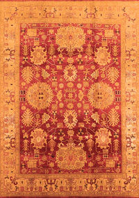 Oriental Orange Traditional Rug, urb1058org