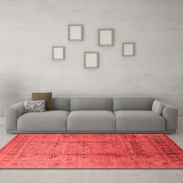 Traditional Red Washable Rugs