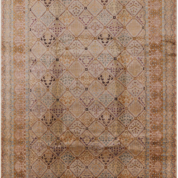 Machine Washable Industrial Modern Light Copper Gold Rug, wshurb1059