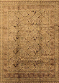 Oriental Brown Traditional Rug, urb1059brn