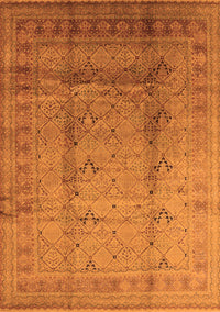 Oriental Orange Traditional Rug, urb1059org