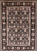 Mid-Century Modern Dark Salmon Pink Oriental Rug, urb1060