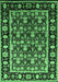 Oriental Emerald Green Traditional Rug, urb1060emgrn