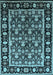 Oriental Light Blue Traditional Rug, urb1060lblu