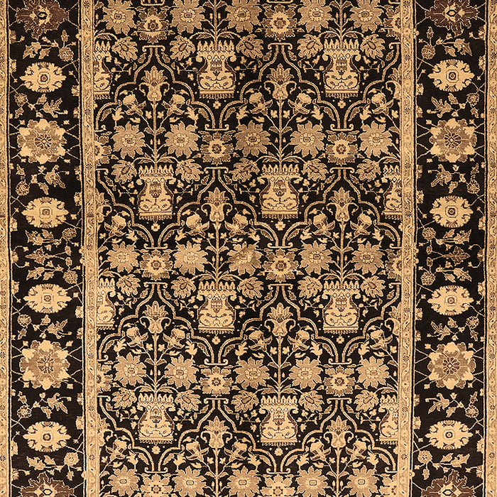Oriental Brown Traditional Rug, urb1060brn