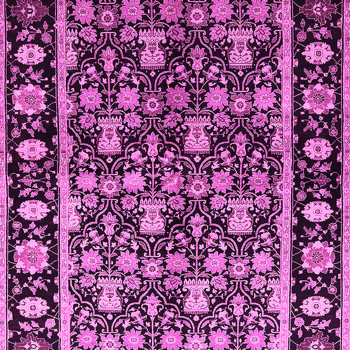 Oriental Pink Traditional Rug, urb1060pnk