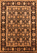 Oriental Orange Traditional Rug, urb1060org