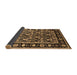 Sideview of Oriental Brown Traditional Rug, urb1060brn